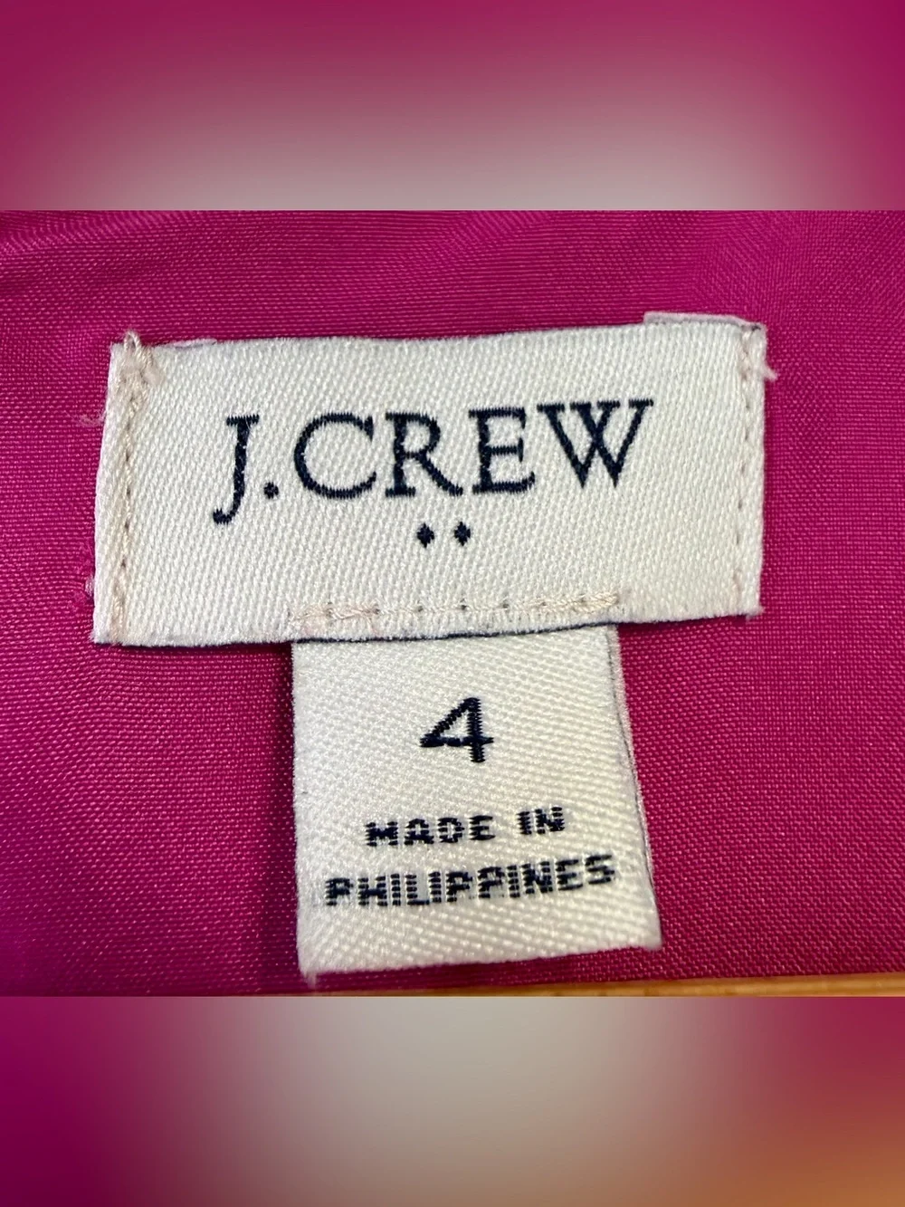 J.Crew Sleeveless Pink Shift Dress Size 4 Classic Minimalist